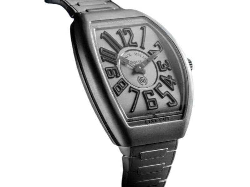 AUTOMATIC MEN'S WATCH TITANIUM/TITANIUM VANGUARD LINE CUT FRANCK MULLER V41 S AT REL LINE CUT TT MC NR